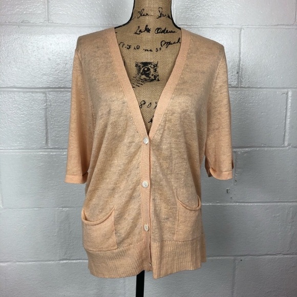 Eileen Fisher Sweaters - Eileen Fisher Cardigan Short Sleeve pockets large